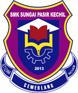 Logo SMK Sg Pasir Kechil Transparent Purple